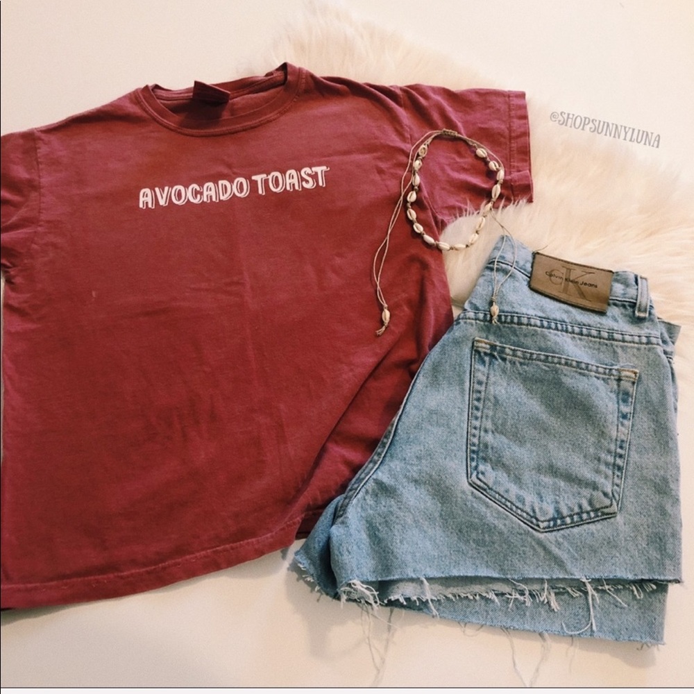 Avocado Toast Comfort Color T-shirt